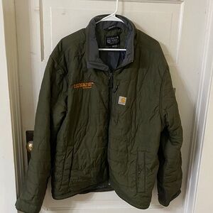 Carhartt Dark Green Quilted Performance Jacket